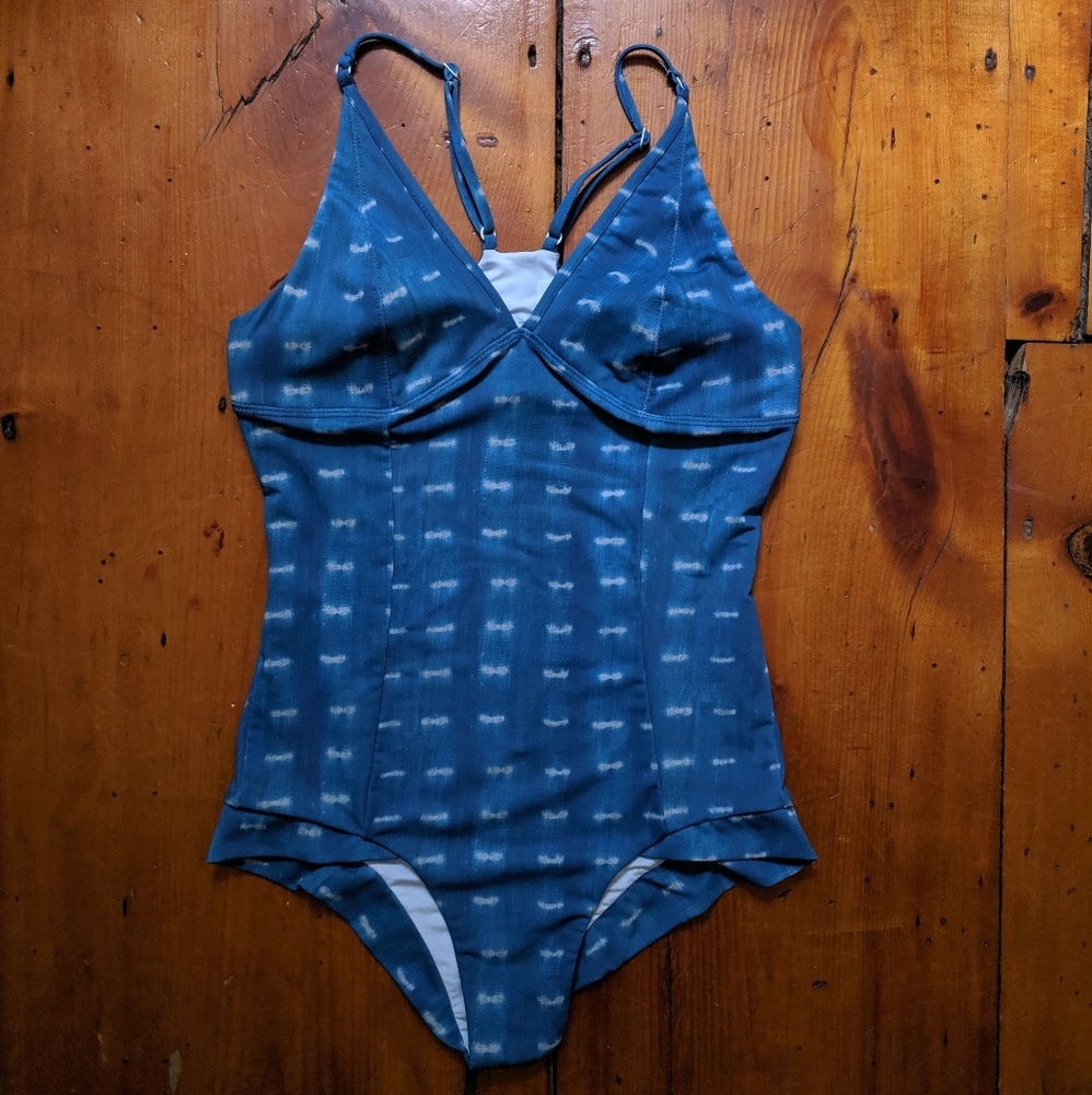 NWOT Seea Felina Indigo One Piece Swimsuit - Sz M